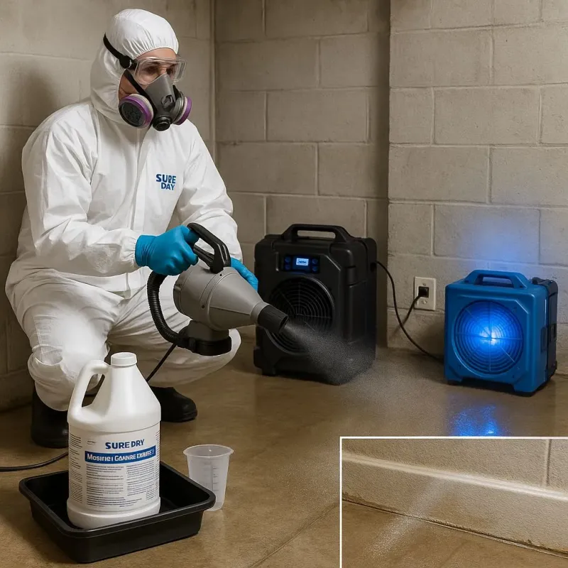 Sanitization and Odor Removal process in New Carlisle, OH