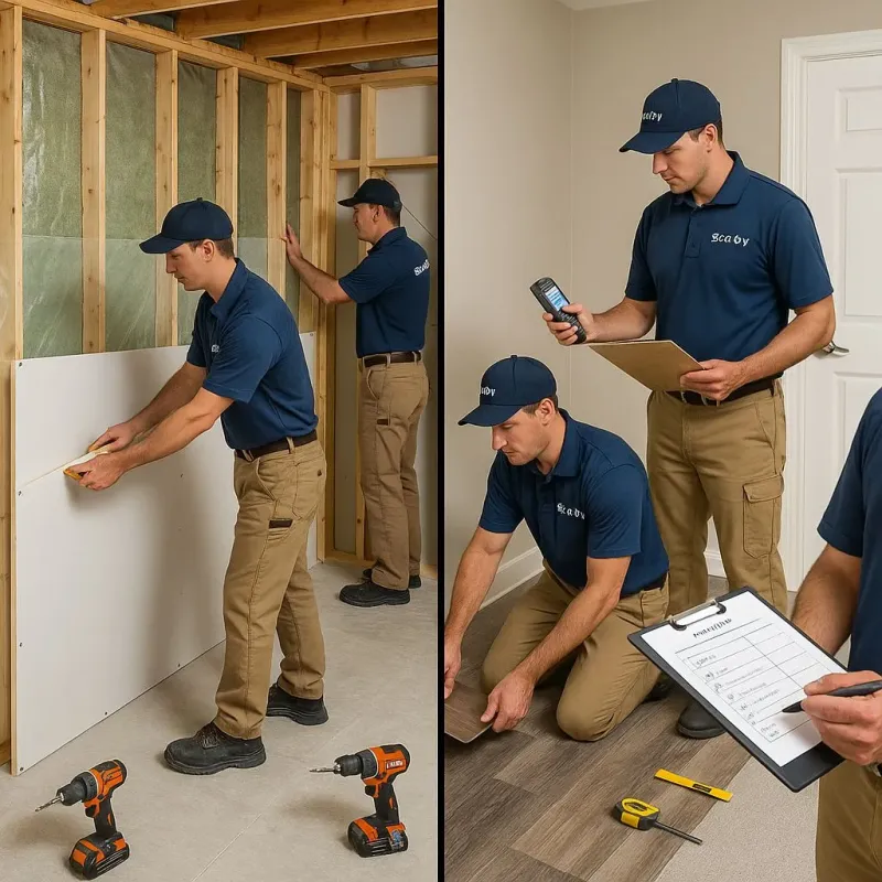 Repairs and Reconstruction process in New Carlisle, OH